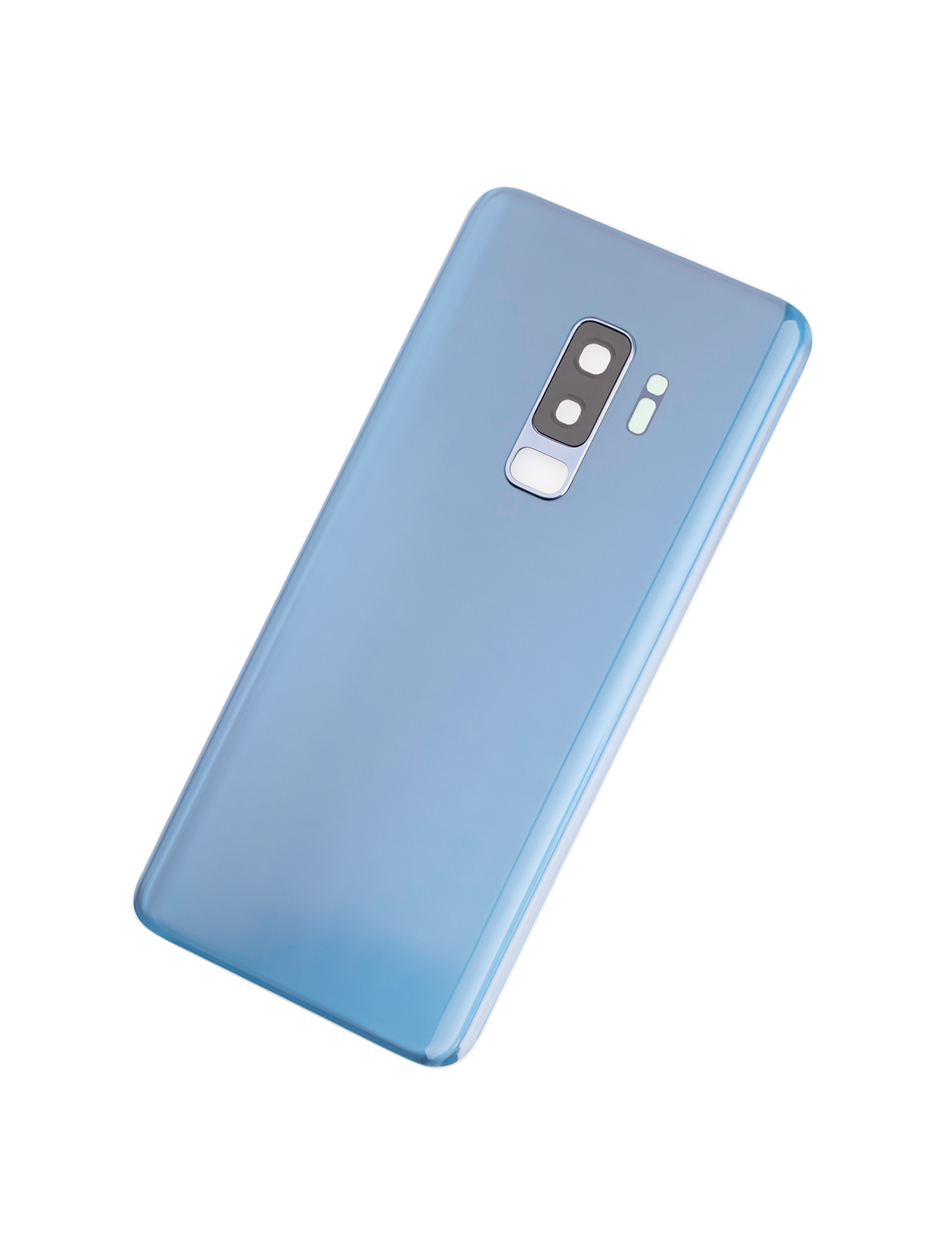 Back Cover Glass With Camera Lens Compatible For Samsung Galaxy S9 Plus Replacement  (No Logo) (Vemake) (Coral Blue)