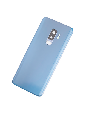 Back Cover Glass With Camera Lens Compatible For Samsung Galaxy S9 Plus Replacement  (No Logo) (Vemake) (Coral Blue)