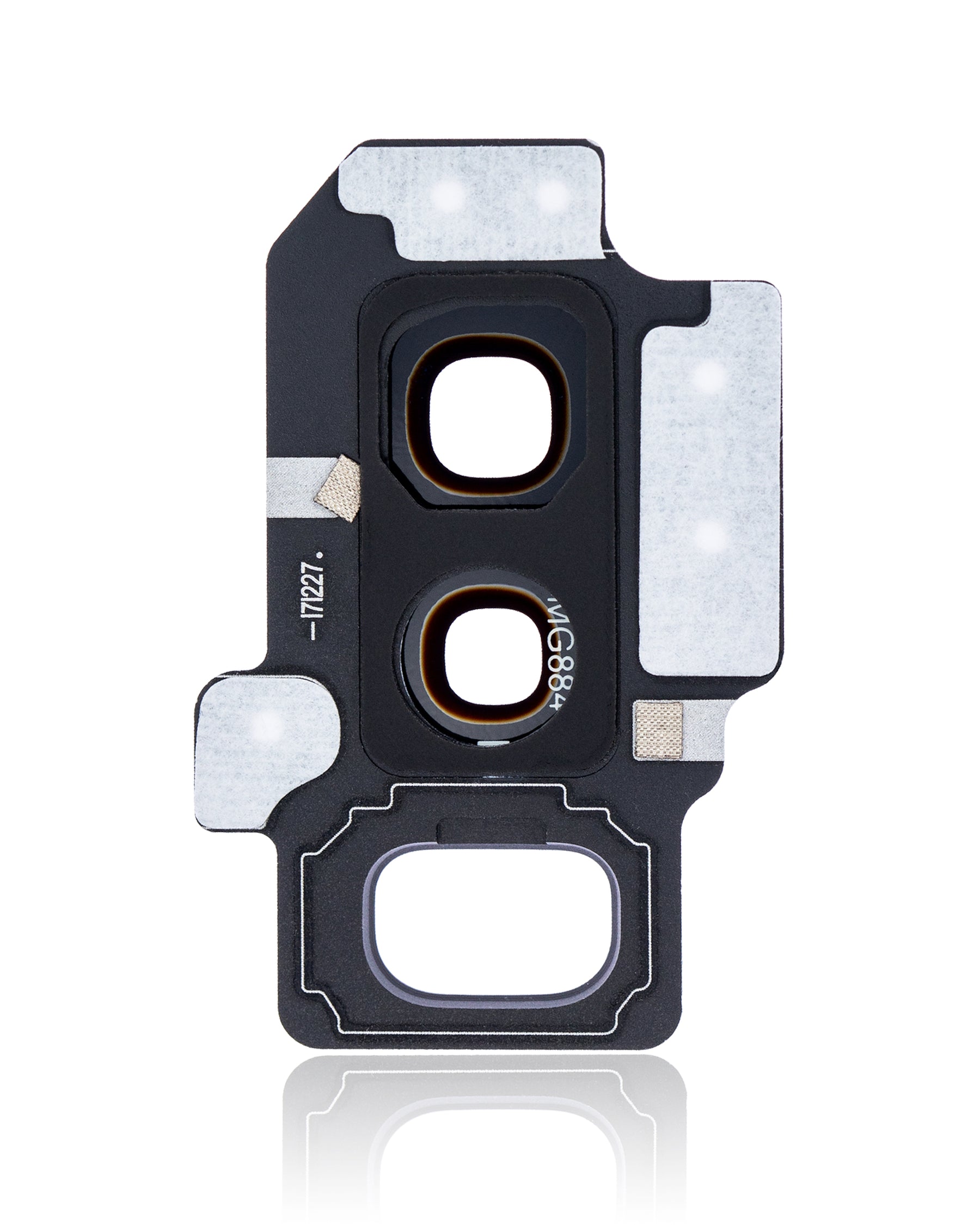 Back Camera Lens With Bracket / Bezel Compatible For Samsung Galaxy S9 Plus Replacement (Black)