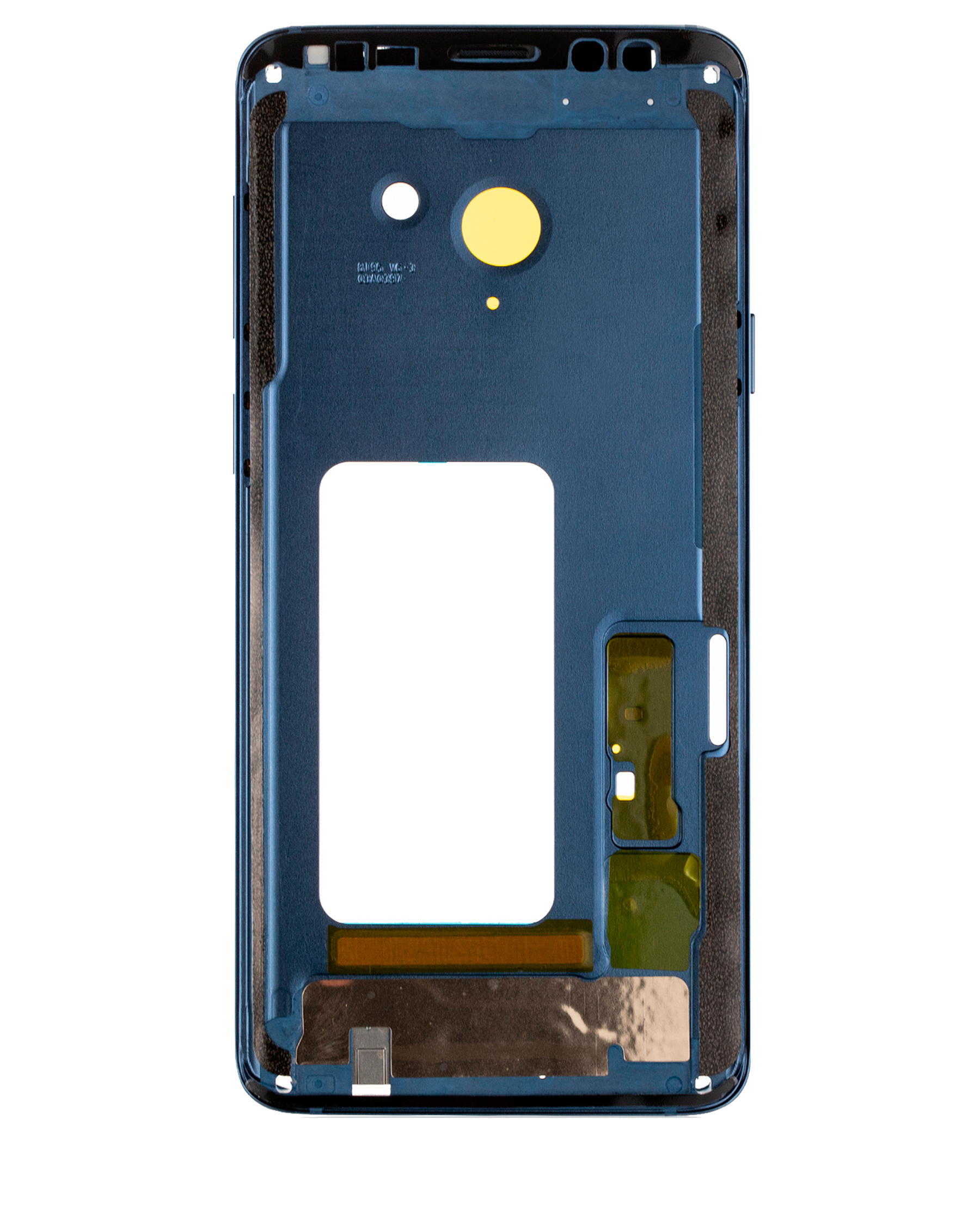 Replacement Mid-Frame Housing Compatible For Samsung Galaxy S9 Plus (With SmallParts) (Coral Blue Frame)