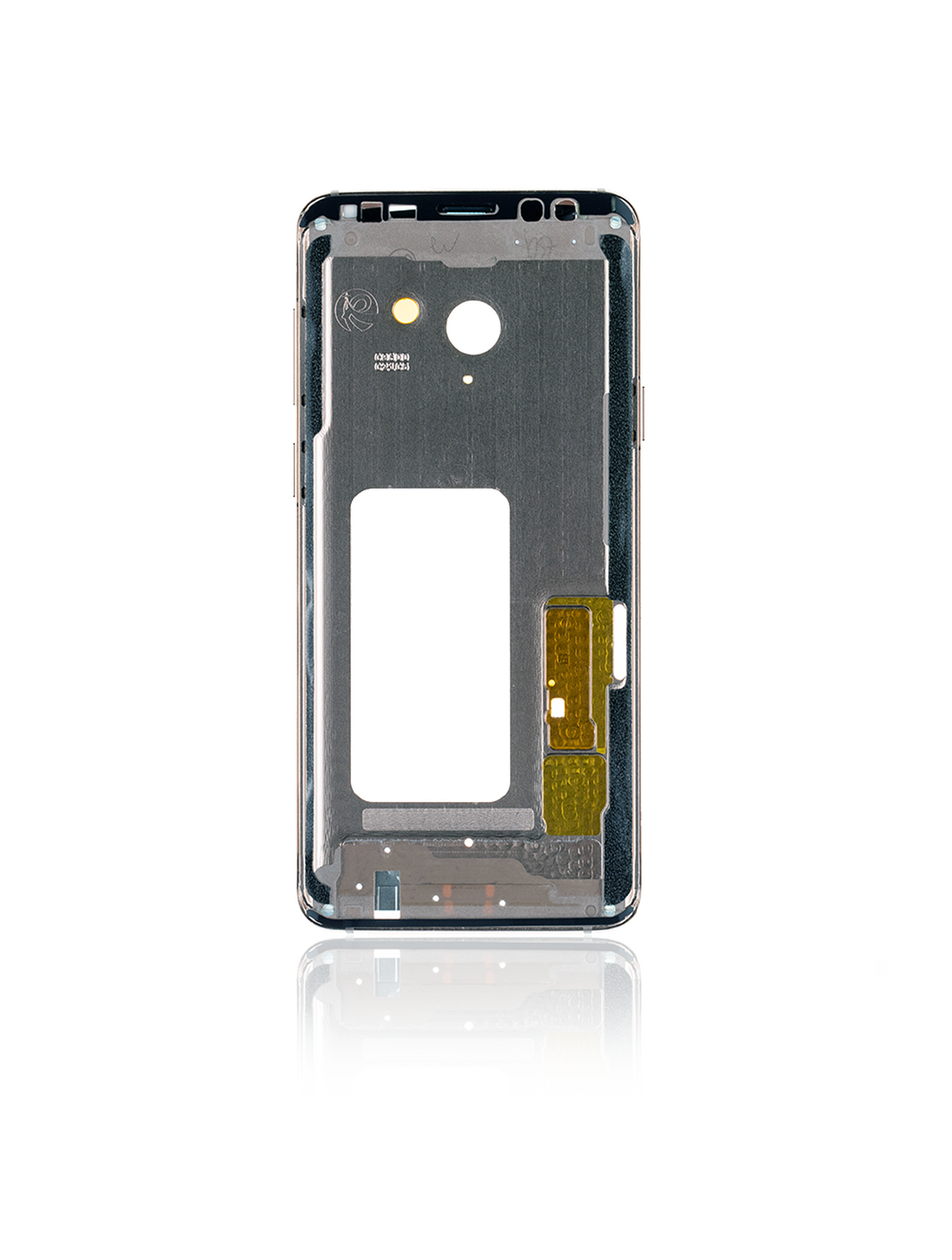 Replacement Mid-Frame Housing Compatible For Samsung Galaxy S9 Plus (With Small Parts) (Sunrise Gold Frame)