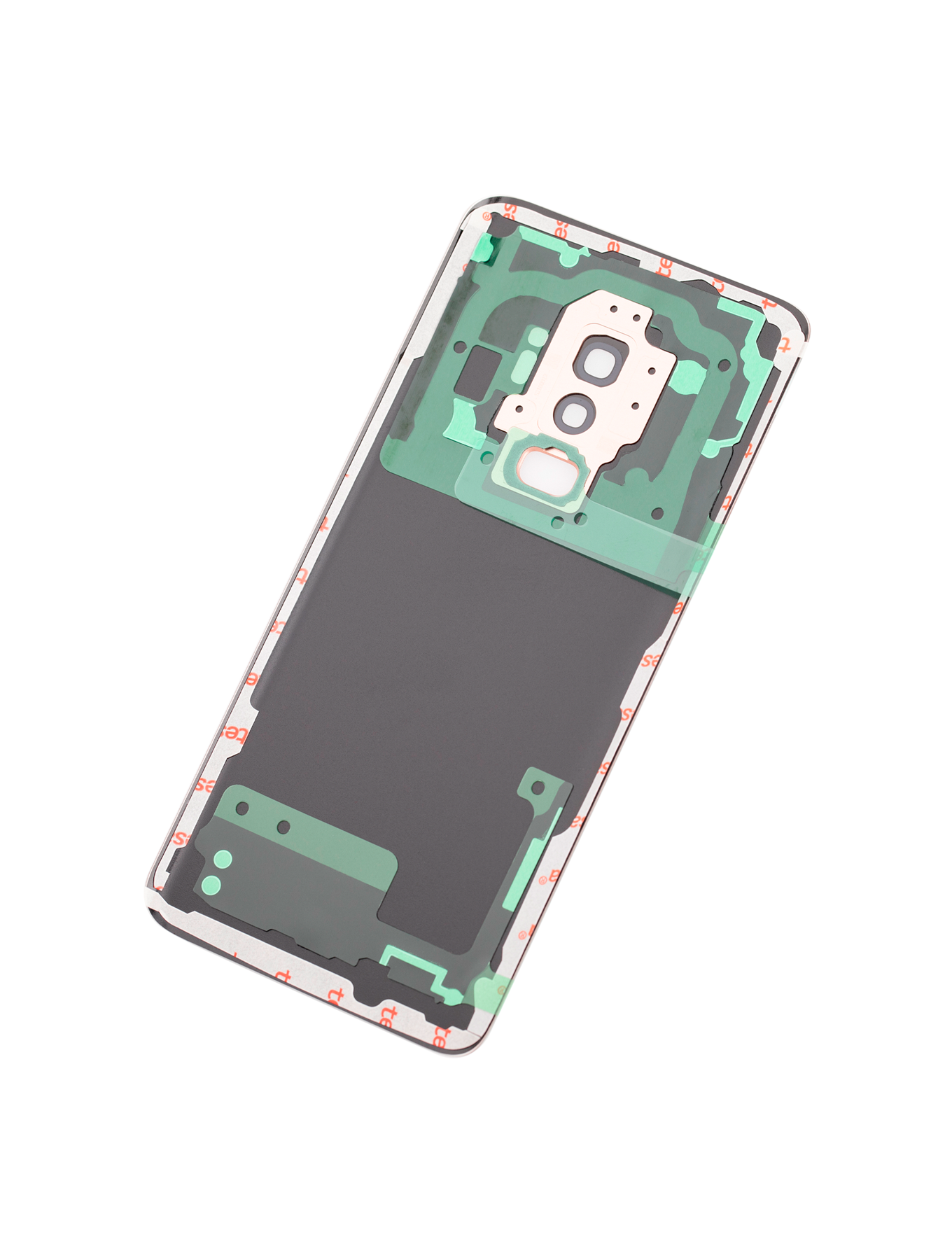 Back Cover Glass With Camera Lens Compatible For Samsung Galaxy S9 Plus Replacement (No Logo) (Vemake) (Sunrise Gold)