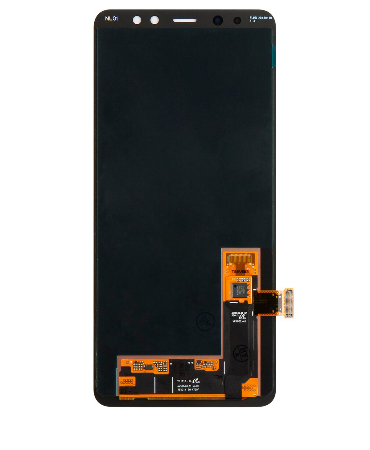 Replacement OLED assembly Without Frame Compatible For Samsung Galaxy A8 Plus by Macfactory.in(Service Pack) (A730 / 2018) (All Colors)