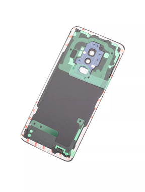 Replacement Back Cover Glass With Camera Lens Compatible For Samsung Galaxy S9 Plus (Service Pack) (Coral Blue)