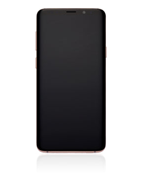 Replacement OLED Assembly With Frame Compatible For Samsung Galaxy S9 Plus (Refurbished) (Sunrise Gold)