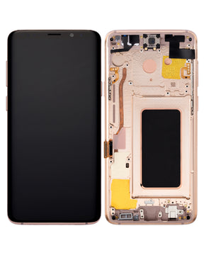 Replacement OLED Assembly With Frame Compatible For Samsung Galaxy S9 Plus (Refurbished) (Sunrise Gold)