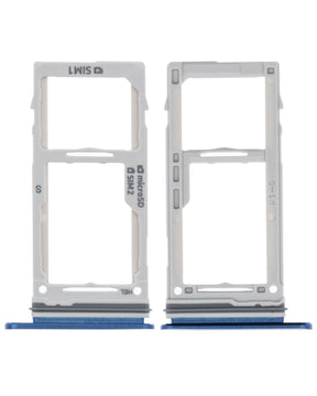 Replacement Dual Sim Drawer Compatible For Samsung Galaxy S9 / S9 Plus (Coral Blue)