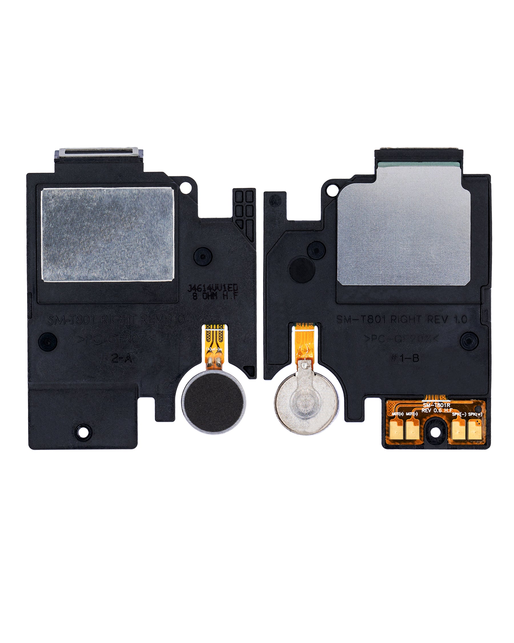 Loudspeaker With Headphone Jack And Power And Volume Flex Compatible For Samsung Galaxy Tab S 10.5" (T800 / T805) (2014) rev0.6 (2 Piece Set)