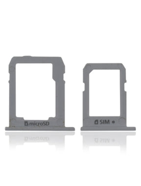Sim And SD Card Tray Compatible For Samsung Galaxy Tab S2 8.0" (T715 / T719) (2015) (3G Version) (2 Piece Set) (White)