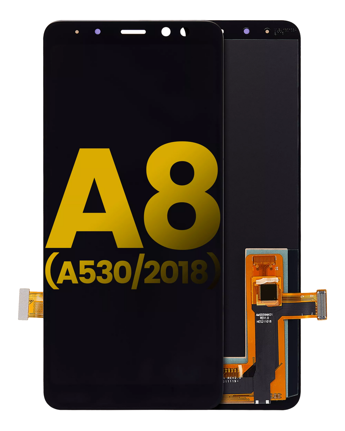 OLED Assembly Without Frame Compatible For Samsung Galaxy A8 Replacement (A530 / 2018) (Refurbished) (All Colors)