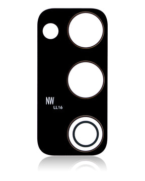 Replacement Back Camera Lens (Glass Only) With Adhesive Compatible For Samsung Galaxy S20 FE 4G / 5G (Black)