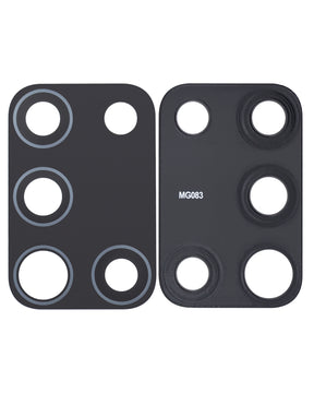 Back Camera Lens (Glass Only) With Adhesive Compatible For Samsung Galaxy A21S (A217 / 2020)