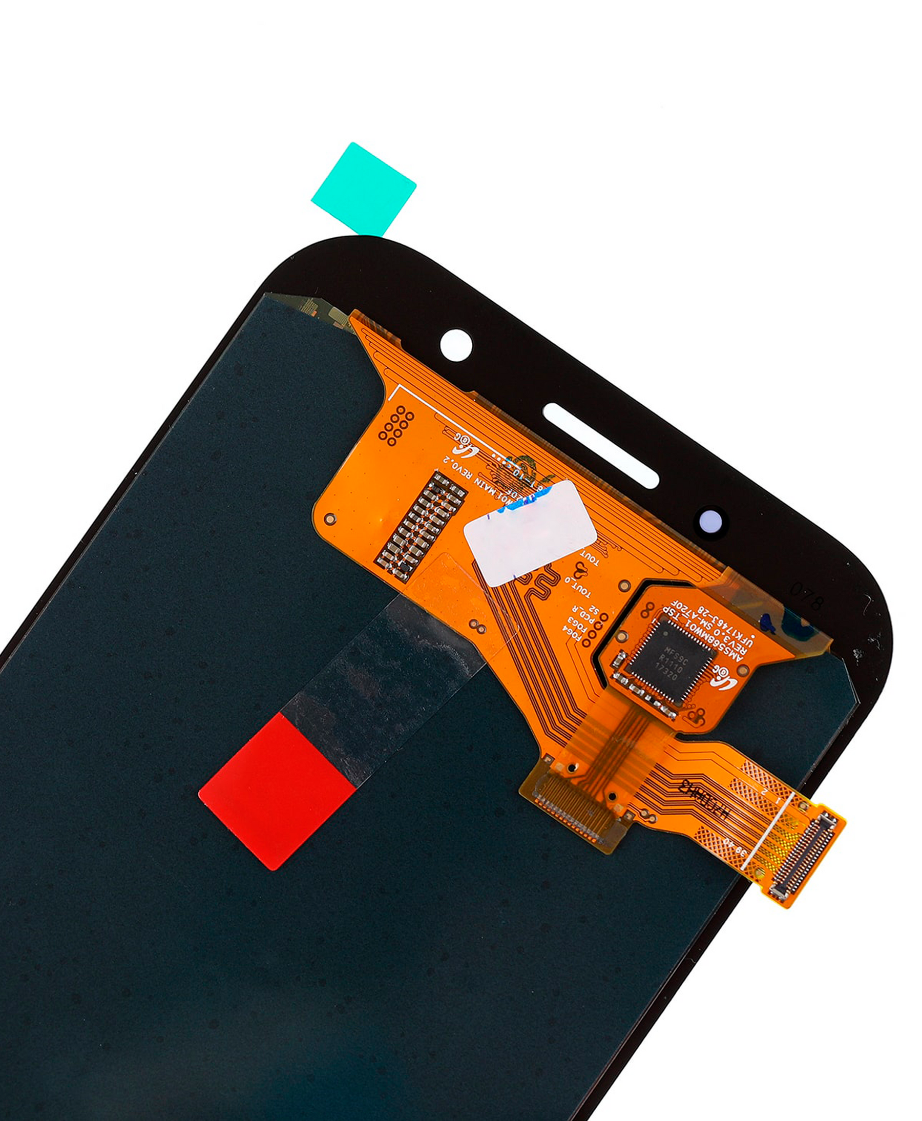 Replacement OLED Assembly Without Frame Compatible For Samsung Galaxy A7 (A720 / 2017) (Refurbished: Cosmetic Grade: New) (Black)