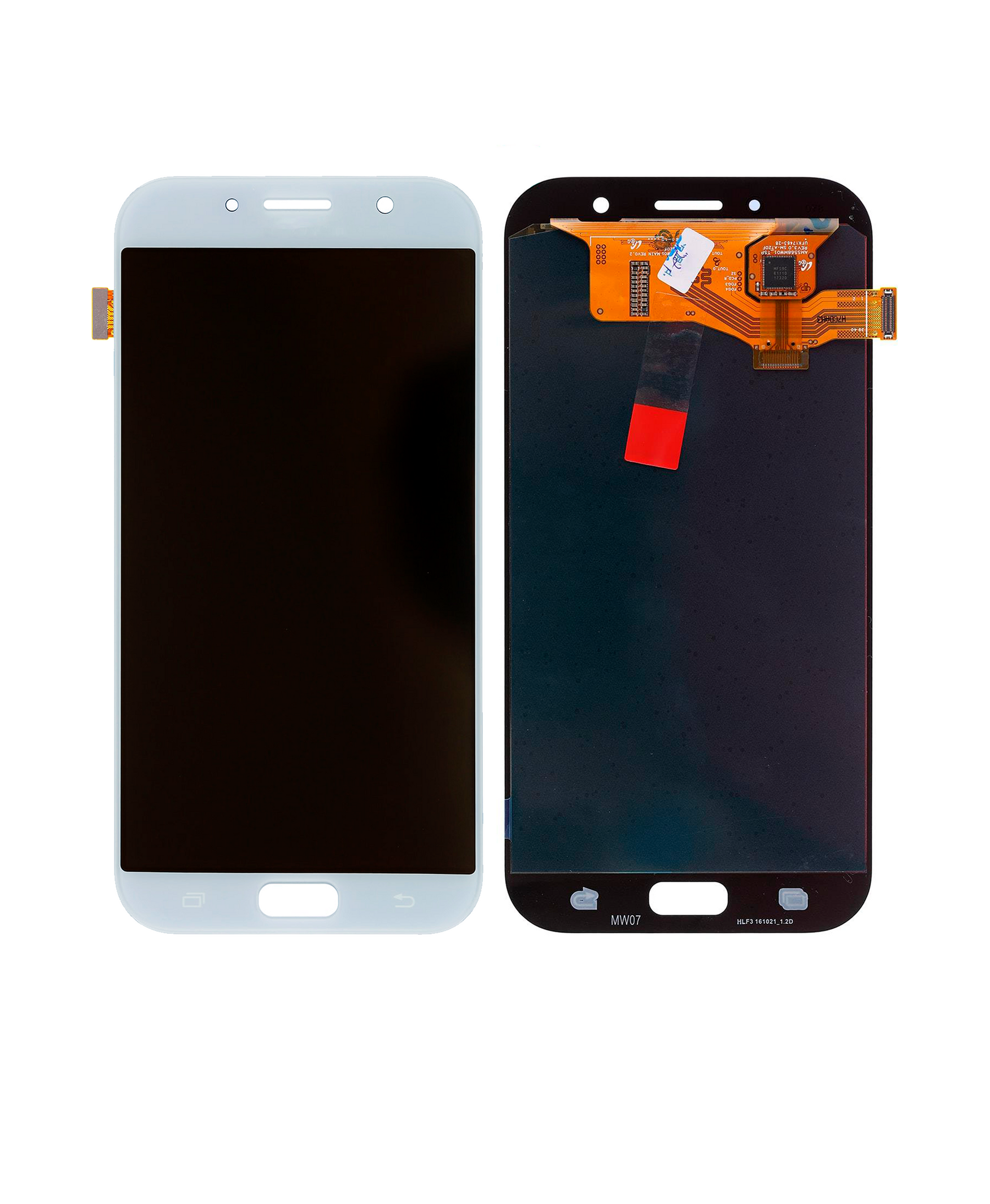 OLED Assembly Without Frame Compatible For Samsung Galaxy A7  Replacement (Refurbished: Cosmetic Grade: New) (A720 / 2017) (Sky Blue)