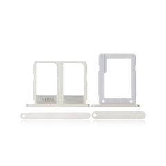 Dual Sim Card Tray Replacement Compatible For Samsung Galaxy A9 Pro (A910 / 2016) (Black)