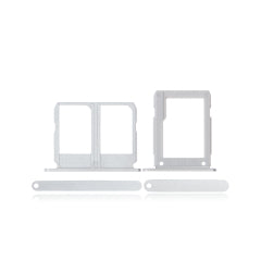 Dual Sim Card Tray Replacement Compatible For Samsung Galaxy A9 Pro (A910 / 2016) (White)