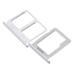 Dual Sim Card Tray Replacement Compatible For Samsung Galaxy A9 Pro (A910 / 2016) (White)