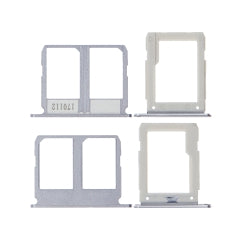 Dual Sim Card Tray Replacement Compatible For Samsung Galaxy A9 Pro (A910 / 2016) (Black)