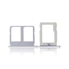 Dual Sim Card Tray Replacement Compatible For Samsung Galaxy A9 Pro (A910 / 2016) (Black)