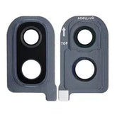 Back Camera Glass Lens and Cover Bezel Compatible For Samsung Galaxy A40 (A405 / 2019) (Black)