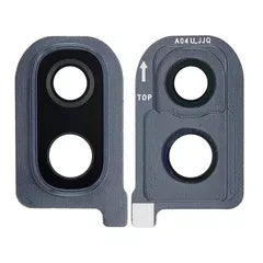 Back Camera Glass Lens and Cover Bezel Compatible For Samsung Galaxy A40 (A405 / 2019) (Black)