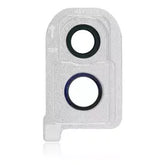 Back Camera Glass Lens and Cover Bezel Compatible For Samsung Galaxy A40 (A405 / 2019) (White)