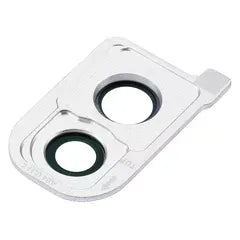 Back Camera Glass Lens and Cover Bezel Compatible For Samsung Galaxy A40 (A405 / 2019) (White)