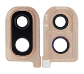 Back Camera Glass Lens And Cover Bezel Compatible For Samsung Galaxy A40 (A405 / 2019) (Coral)