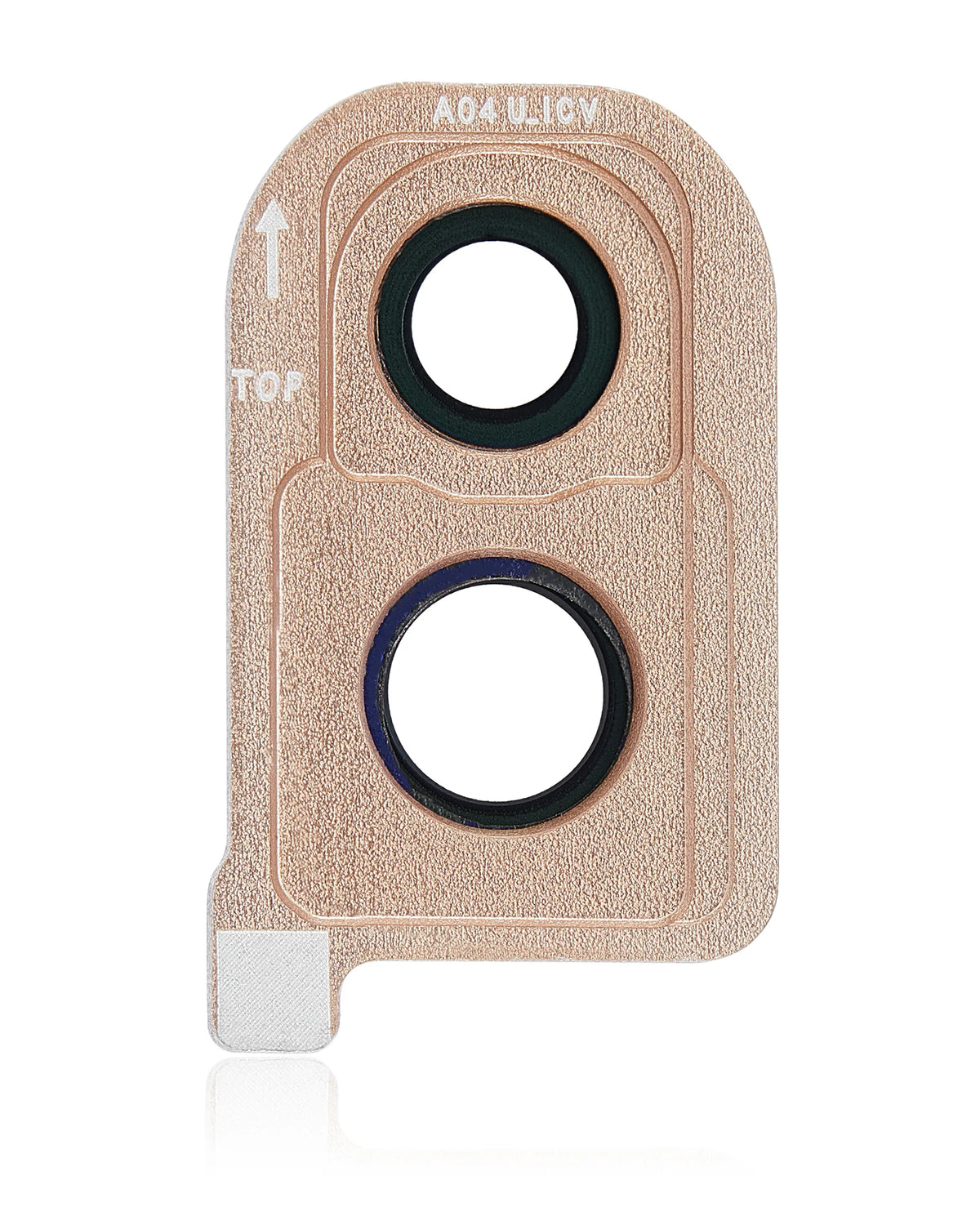 Back Camera Glass Lens And Cover Bezel Compatible For Samsung Galaxy A40 (A405 / 2019) (Coral)