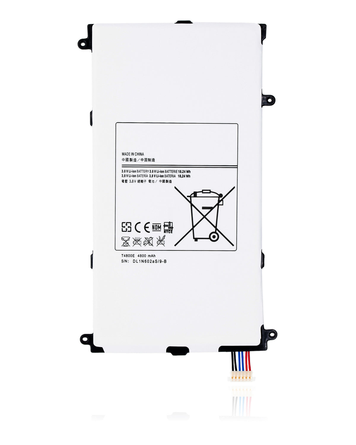Replacement Battery Compatible For Samsung Galaxy Tab Pro 8.4" (T4800) (T320 / T321 / T325)