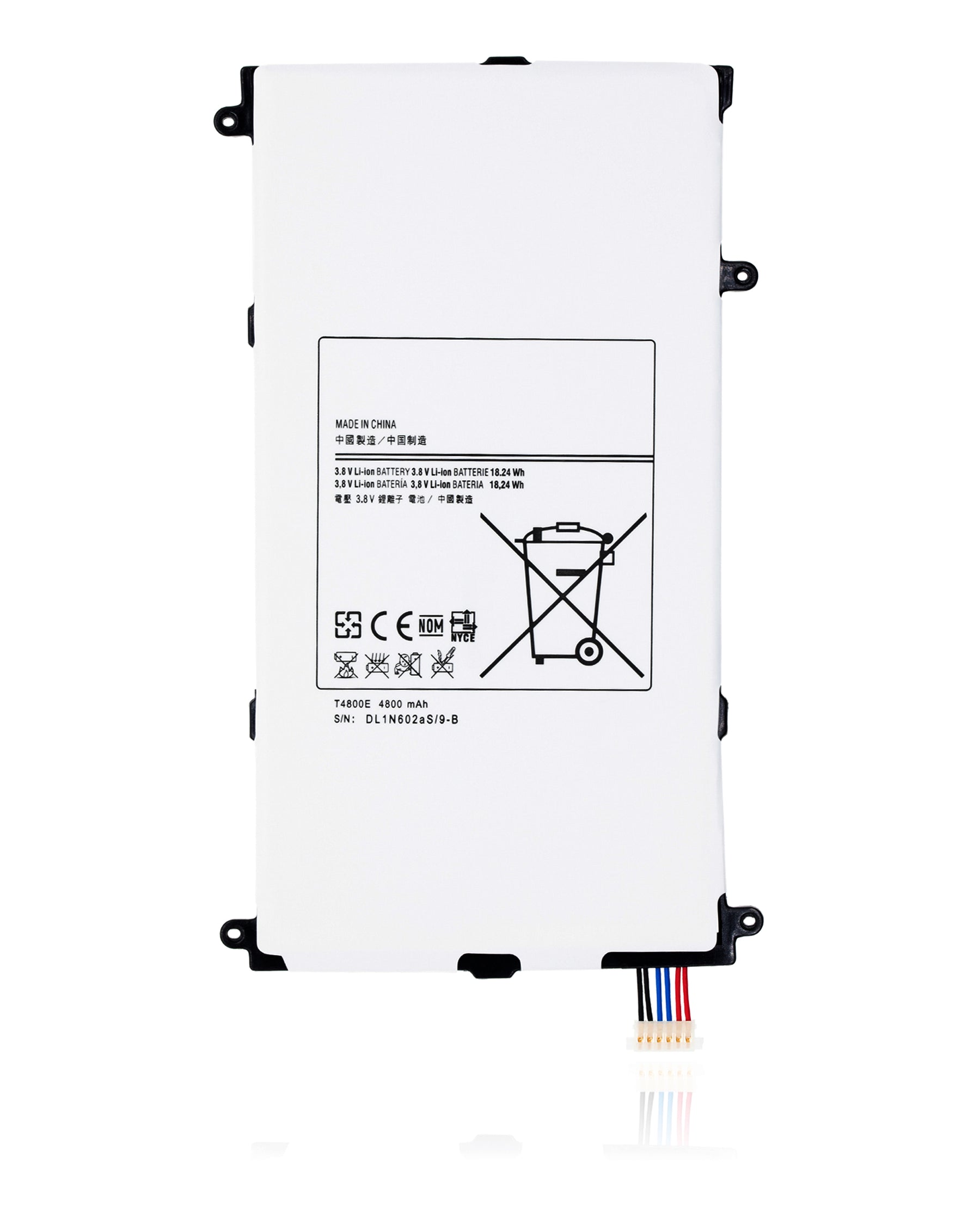 Replacement Battery Compatible For Samsung Galaxy Tab Pro 8.4" (T4800) (T320 / T321 / T325)