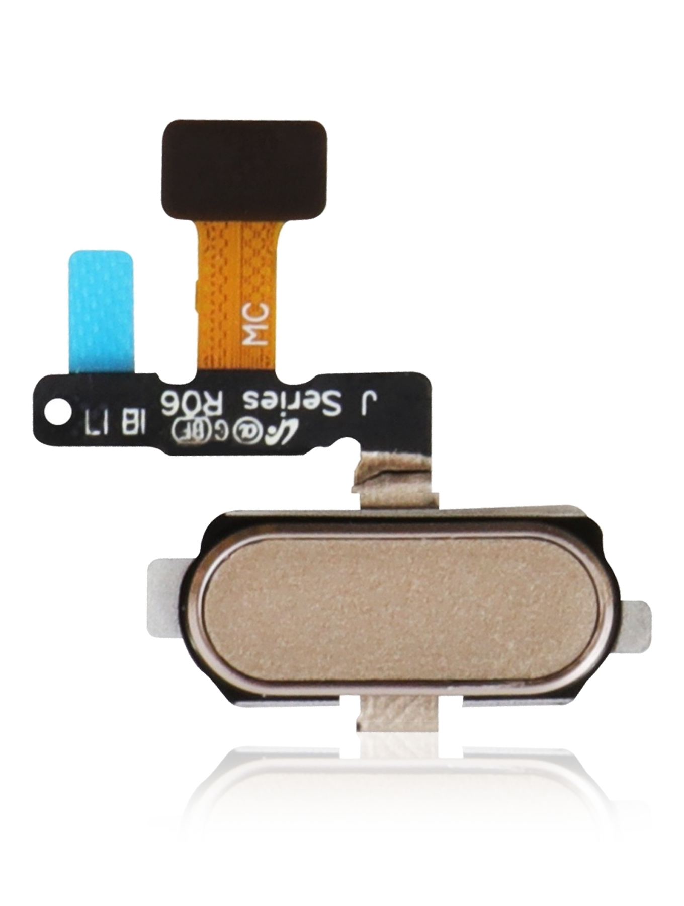 Fingerprint Reader With Flex Cable Compatible For Samsung Galaxy J7 Pro (J730 / 2017) (Gold)