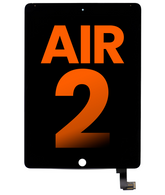 LCD Assembly With Digitizer Compatible For IPad Air 2 (Blemish: Grade A) (Black)