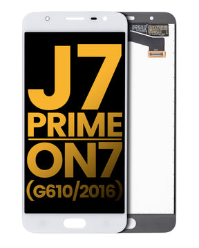 LCD Assembly Without Frame Compatible For Samsung Galaxy J7 Prime / On7 (G610 / 2016) (Refurbished) (White)