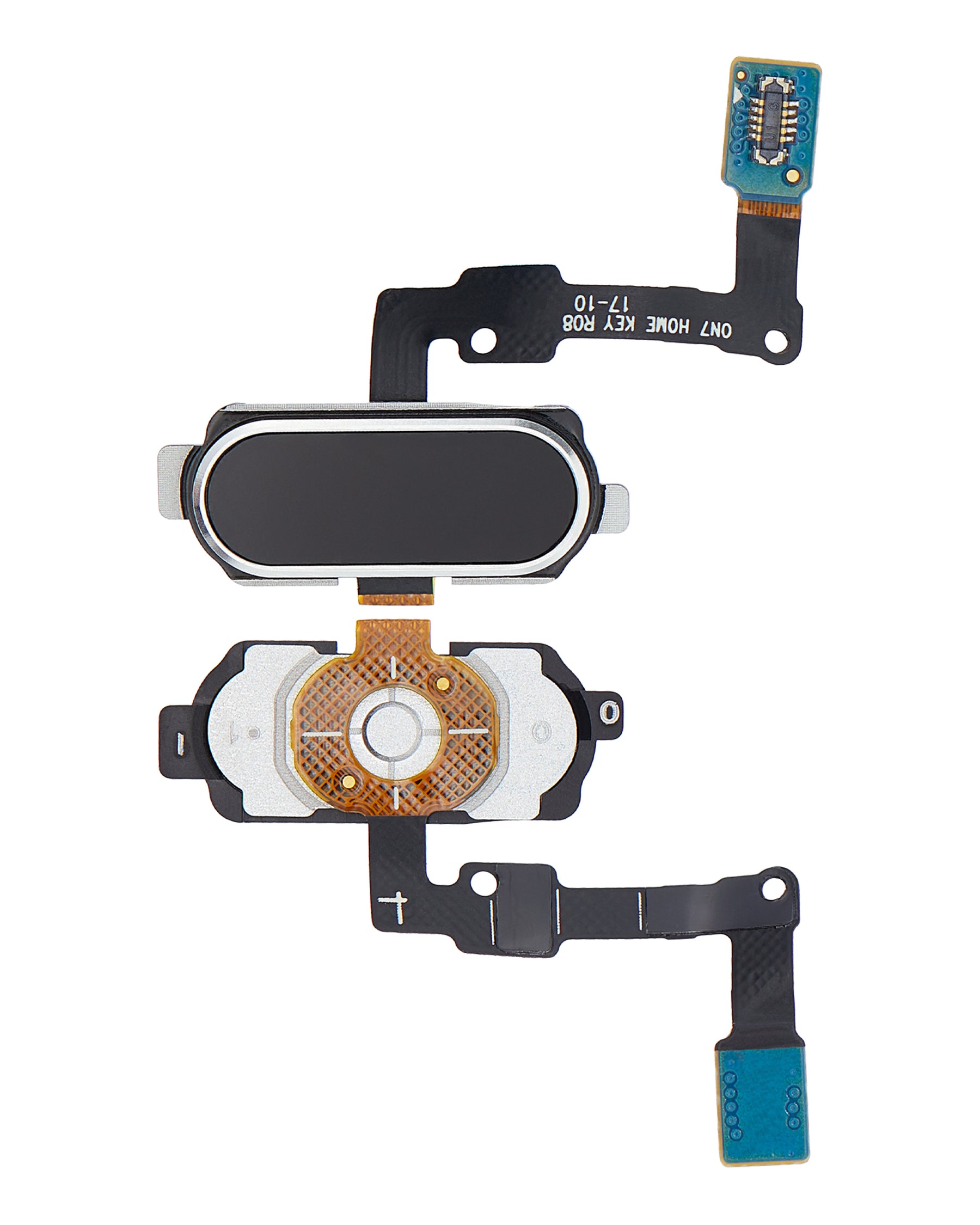 Home Button Flex Cable Compatible For Samsung Galaxy J7 Prime (G610 / 2016) (Black)