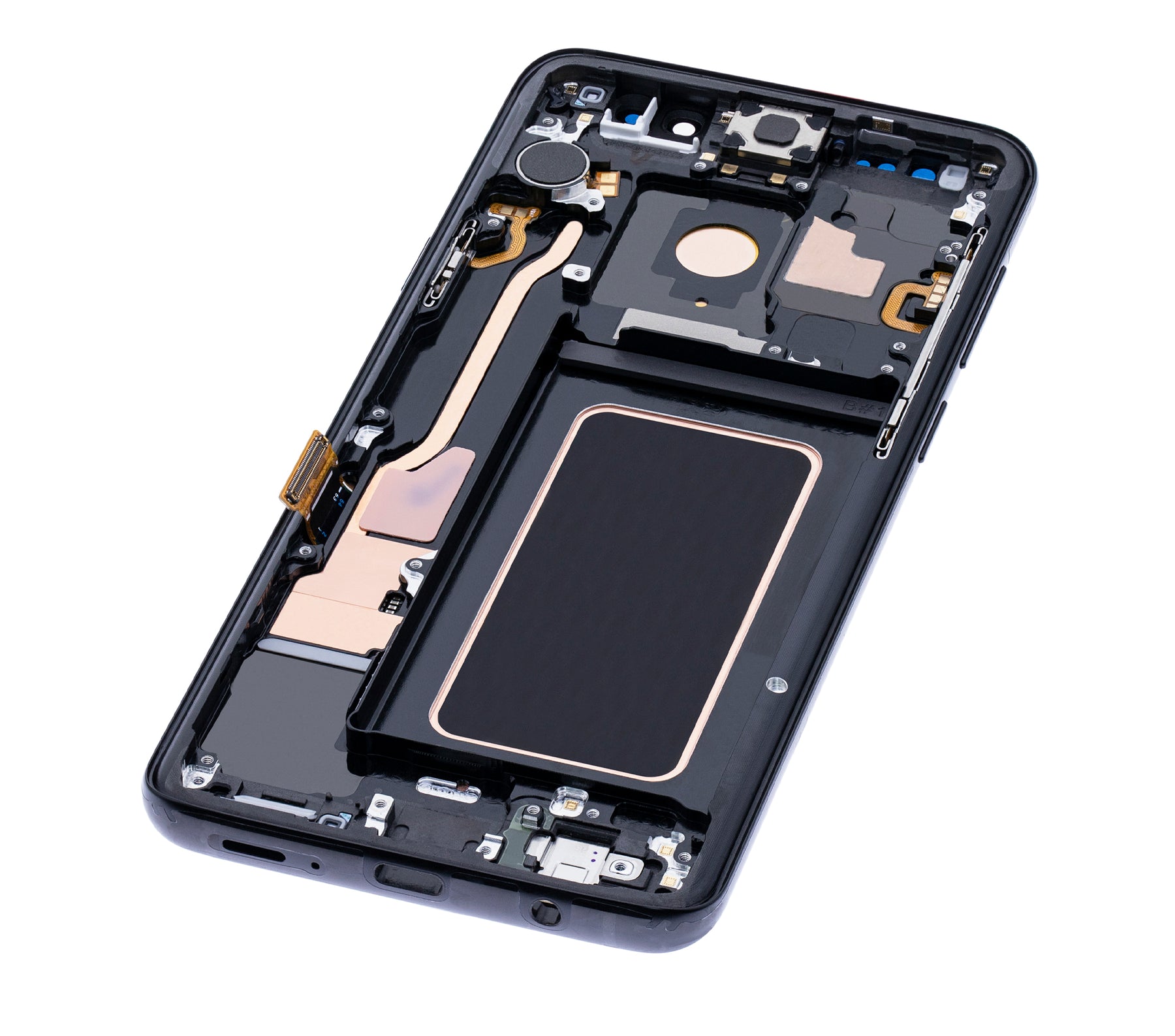 OLED Assembly With Frame Compatible For Samsung Galaxy S9 Plus Replacement  (Vemake) (Midnight Black)