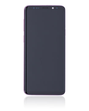 OLED Assembly With Frame Compatible For Samsung Galaxy S9 Plus Replacement (Vemake) (Lilac Purple)