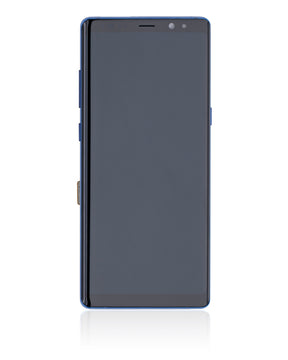 OLED Assembly With Frame Compatible For Samsung Galaxy Note 8 Replacement (Vemake) (Deep sea Blue)