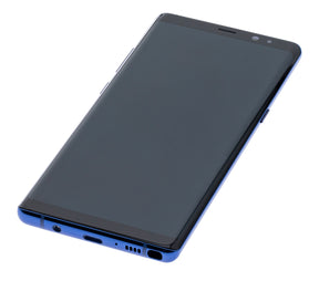 OLED Assembly With Frame Compatible For Samsung Galaxy Note 8 Replacement (Vemake) (Deep sea Blue)