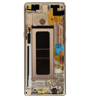Replacement OLED Assembly With Frame Compatible For Samsung Galaxy Note 8 (Vemake) (Maple Gold)