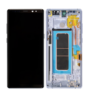 Replacement OLED Assembly With Frame Compatible For Samsung Galaxy Note 8 (Vemake) (Orchid Gray)