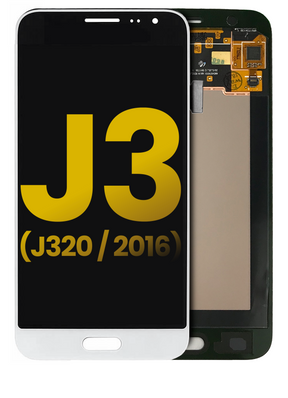 OLED Assembly Without Frame Compatible For Samsung Galaxy J3 / Sol 4G / Express Prime / Amp Prime (J320 / 2016) (Service Pack) (White)