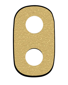 Back Camera Lens With Bezel Ring Compatible For Samsung Galaxy J3 (J337 / 2018) (Black)