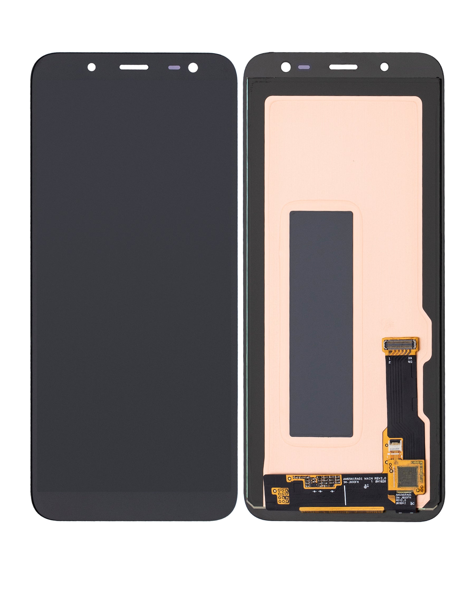 OLED Assembly Without Frame Compatible For Samsung Galaxy J6 / On6 (J600 / 2018) (Refurbished) (Black)
