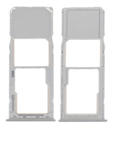 Single Sim Card Tray Compatible For Samsung Galaxy A20 (A205 / 2019) / A30 (A305 / 2019) / A50 (A505 / 2019) (Silver)