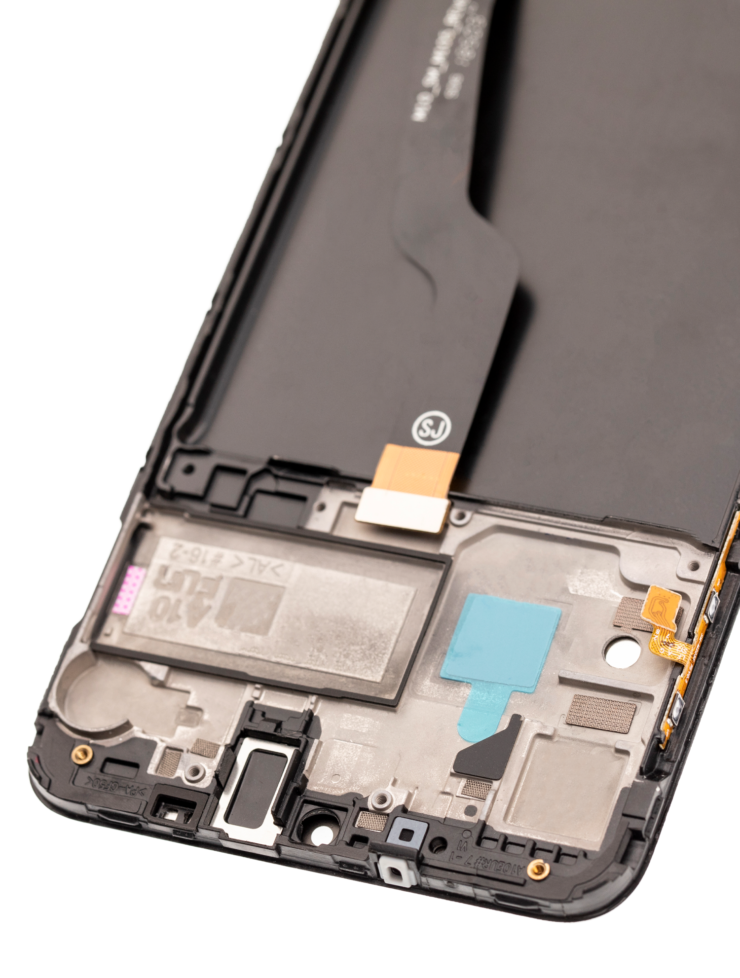 LCD Assembly With Frame Compatible For Samsung Galaxy A10 (A105 / 2019) (International Dual Sim Version) (Refurbished) (Black)