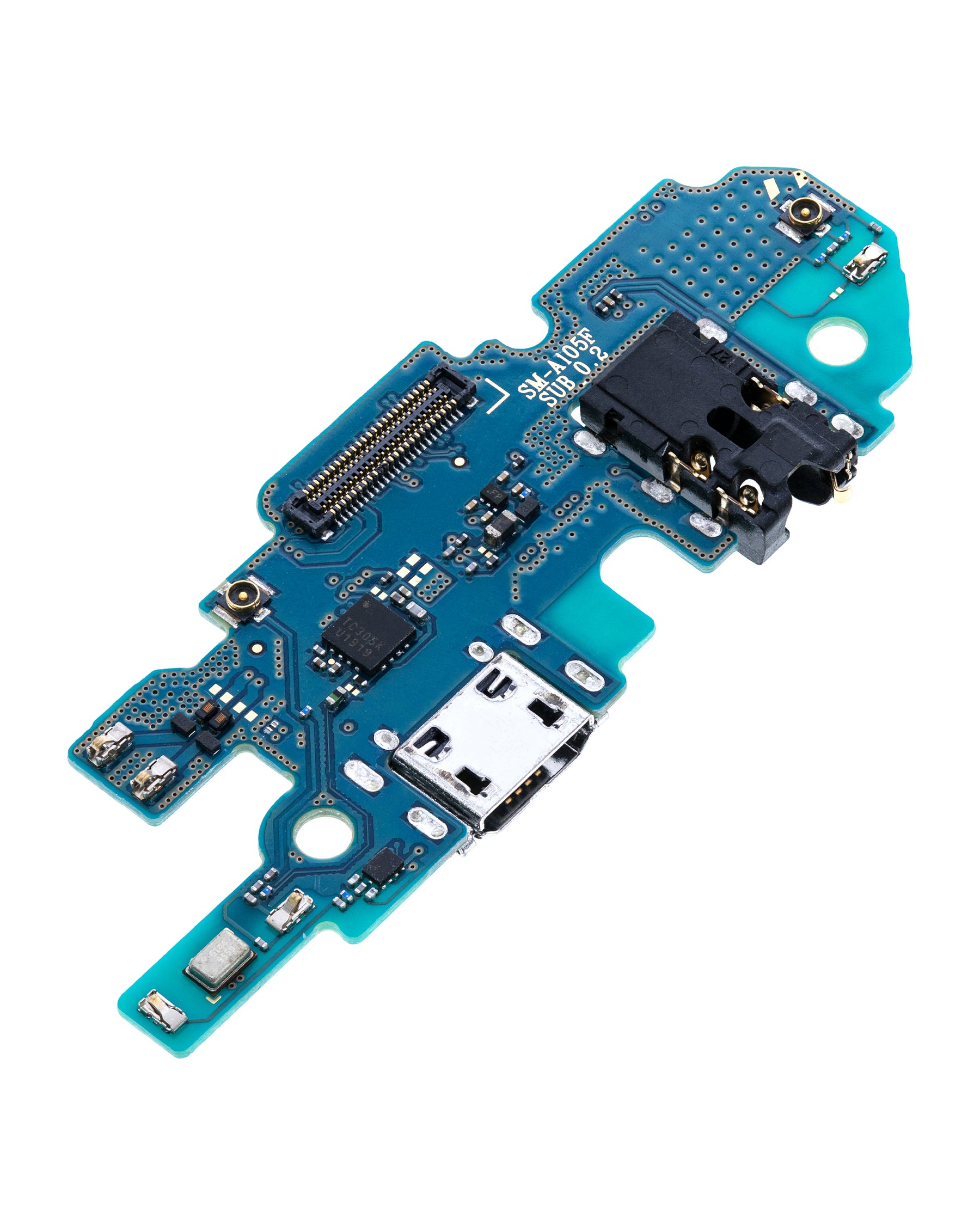 Charging Port Flex Cable With Headphone Jack Compatible For Samsung Galaxy A10 (A105 / 2019) (Premium)