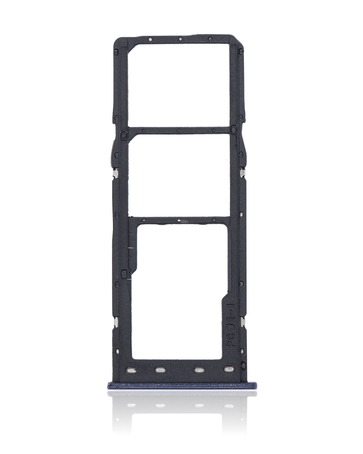 Dual Sim Card Tray Compatible For Samsung Galaxy A10 (A105 / 2019) (Black)