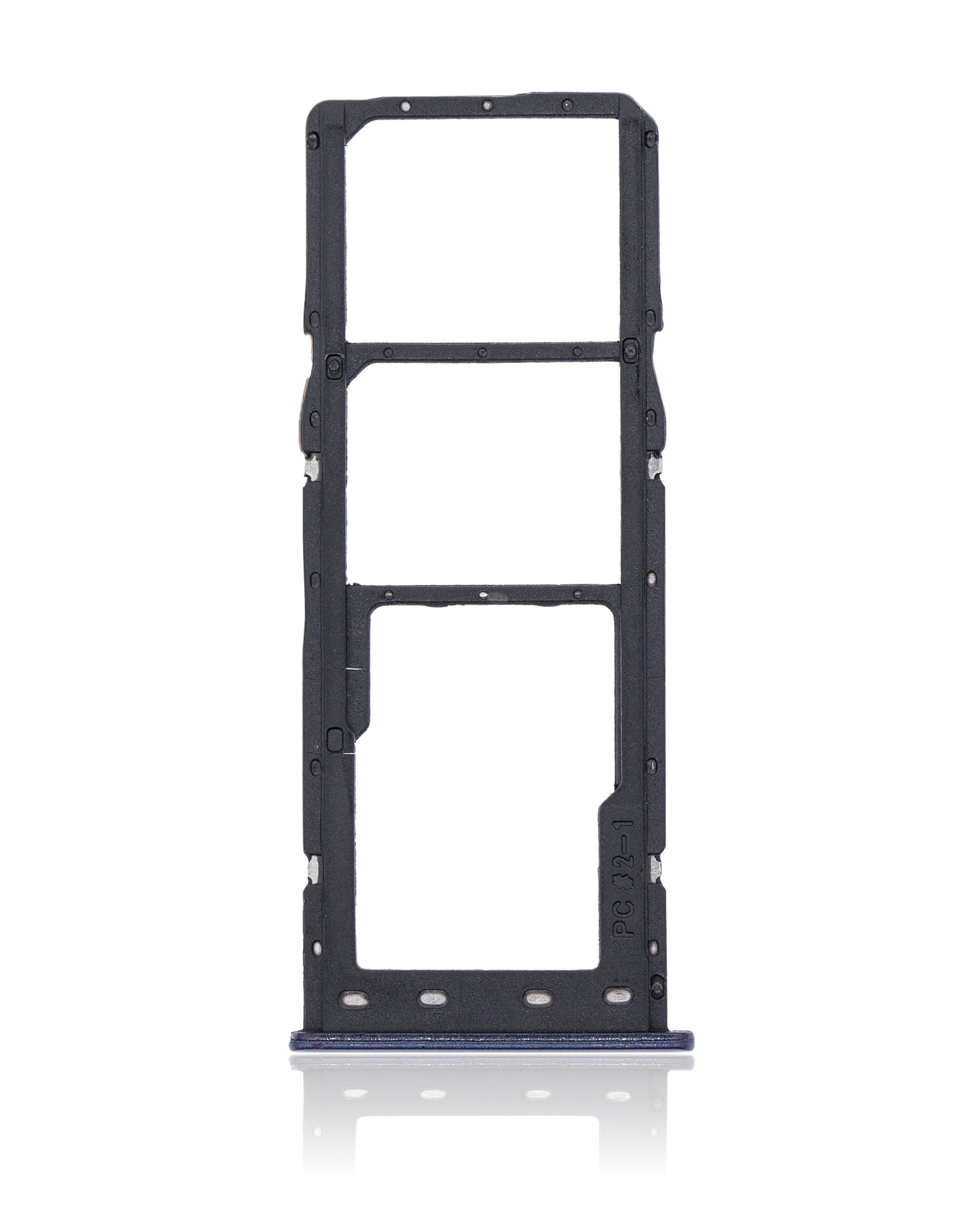 Dual Sim Card Tray Compatible For Samsung Galaxy A10 (A105 / 2019) (Black)