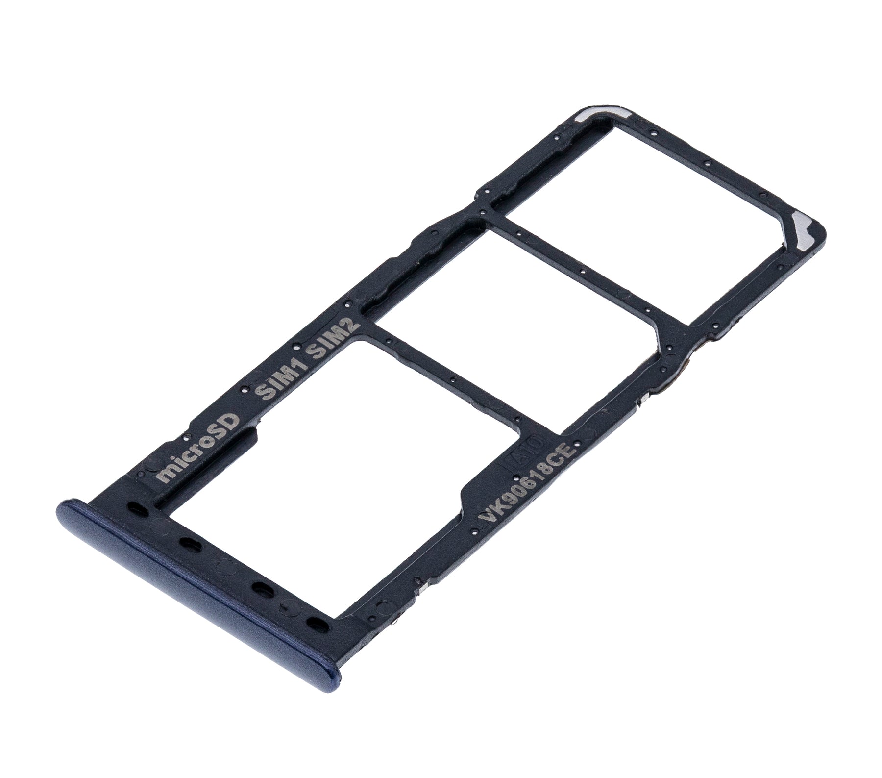 Dual Sim Card Tray Compatible For Samsung Galaxy A10 (A105 / 2019) (Black)